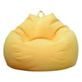 thumbnail image 1 of Funda grande para silla tipo puf, funda para sofá de Color Simple, funda para tumbona perezosa para interiores para adultos y niños sin relleno, 1 of 6