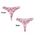 thumbnail image 3 of Fotbe Strawberry Popsicle Tanga Sin Costuras para Mujer con Estampado – Panties Invisibles, Transpirables y Cómodos para Uso Diario-X-Large, 3 of 6