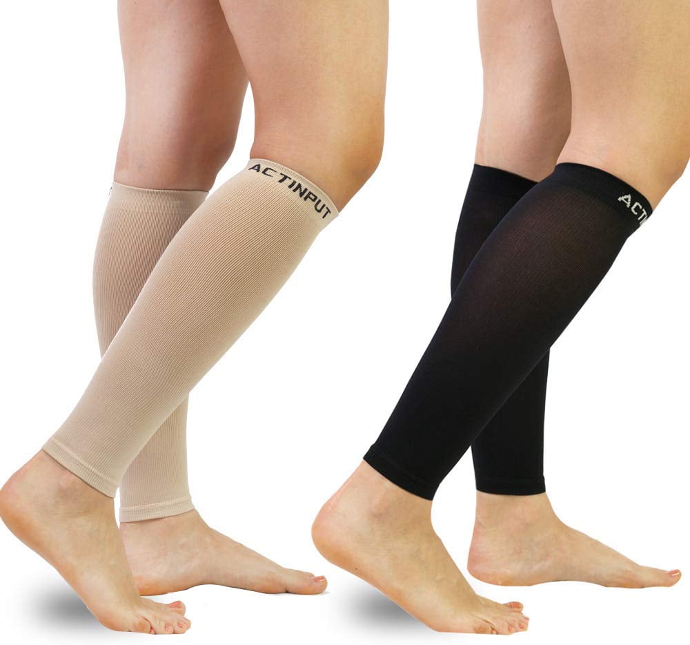 Compression Calf Sleeves (20-30mmHg) for Men & Women - Leg Compression ...