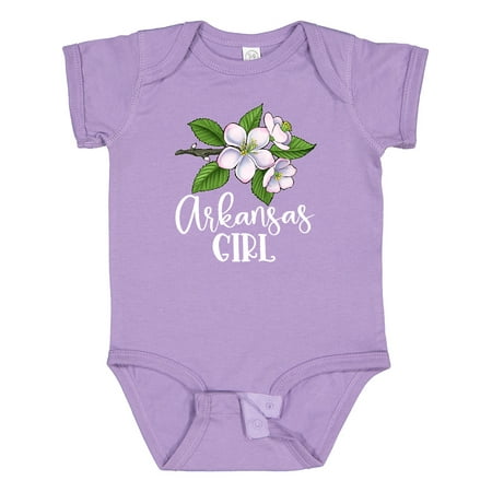 

Inktastic Arkansas Girl Apple Blossoms Gift Baby Girl Bodysuit