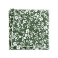 thumbnail image 4 of INSPIRE CHIC Men's Floral Print Soft Pocket Squares 1 Pcs Forest Green One Size, 4 of 5