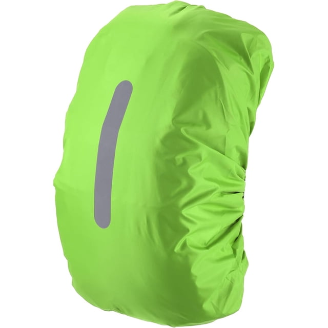 Waterproof Backpack Rain Cover, Non-Slip Cover with Vertical Reflective Strap Stay Dry for Hiking, Camping, Hunting
