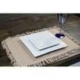 thumbnail image 2 of Lintex Linens Homespun Check Chocolate 100% Cotton Placemat (Set of 4), 2 of 5