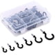 thumbnail image 5 of Black 90 Pack Screw-On Cup Hooks, Vinyl Coated, 6 Sizes, 5 of 5