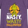 thumbnail image 3 of The Grinch - Grinch Nasty Wasty Halloween  - Toddler & Youth Girls Short Sleeve Graphic T-Shirt, 3 of 5