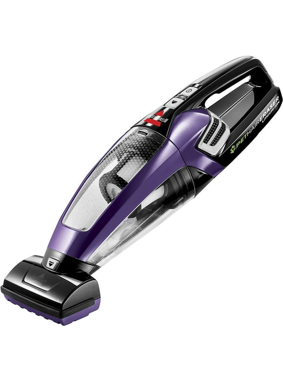 BISSELL Pet Hair Eraser Lithium Ion Cordless Hand Vacuum, Purple, 2390A