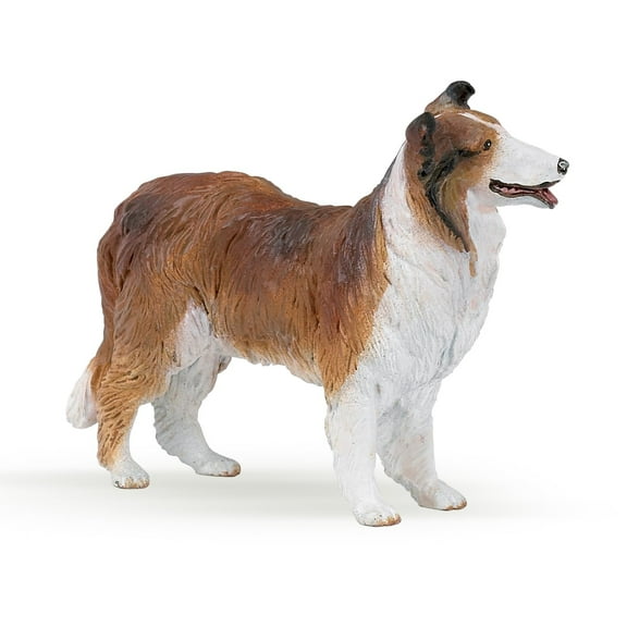 Papo Collie Hand Painted Figurine - Heirloom Quality Collectible No. 30230