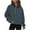 Navy Blue, variant on gakvbuo Quarter Zip Up Pullover Sweatshirts for Women Half Zipper Cropped Pullover Hoodies Fleece Winter Clothes 2023 Outfits Stand Collar Sweater Coat fall outfits for women 2024