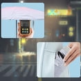 thumbnail image 6 of Unique Bargains Lightweight Mini Compact Windproof Folding Umbrella Light Pink [Flat Handle], 6 of 6