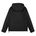 thumbnail image 4 of Yungyresw Windbreaker Jacket Windproof Coat Hooded Full Zipper Lightweight Hooded Outdoor Jacket for Hiking Camping, 4 of 6