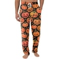 thumbnail image 2 of Domuza Mens Halloween Pajamas Novelty Horror Print Casual Drawstring Sleep Pants Lightweight Cotton Soft Lounge Pajama Bottoms with Pockets Saffron 3XL, 2 of 6