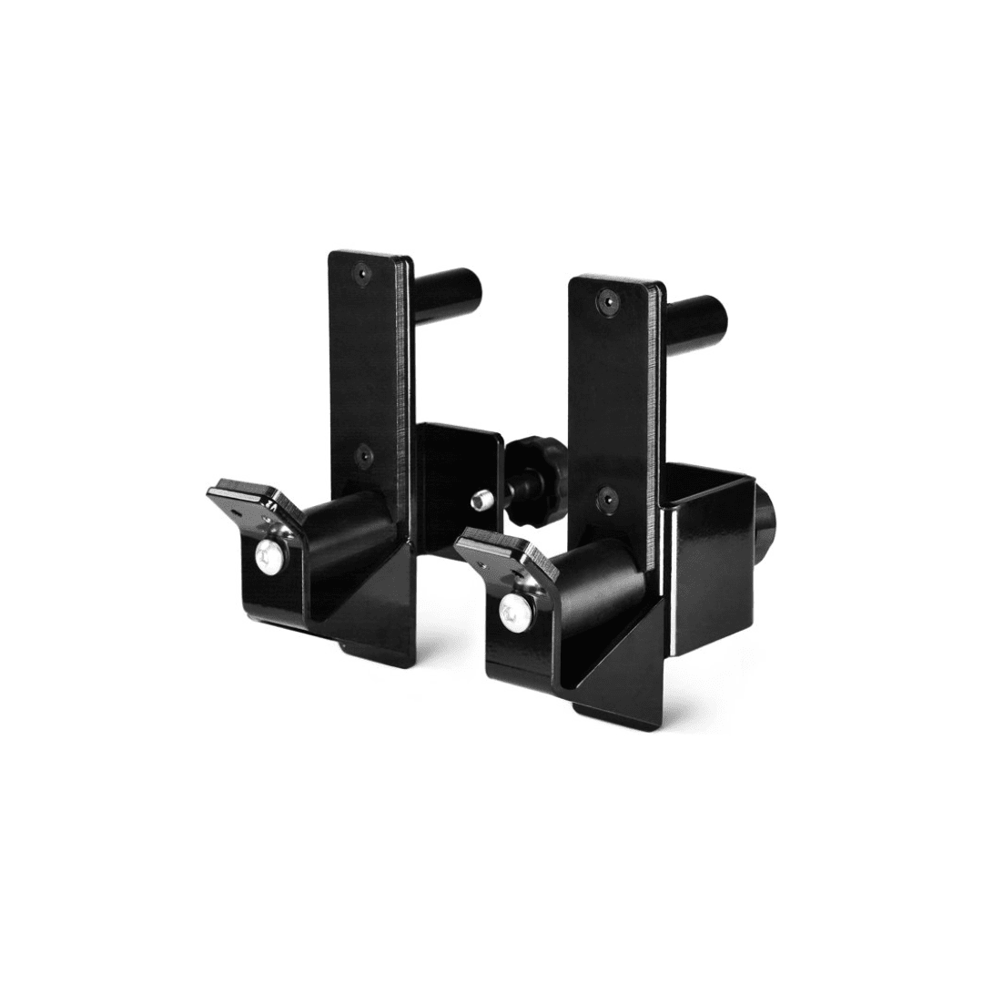 Yes4All 2x2 J-Hook Barbell Power Rack + 2x2 Weight Plate Holder Attachment  