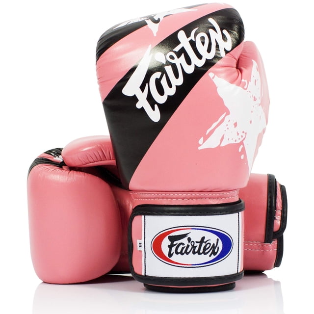 Guantes de boxeo Fairtex BGV1 Muay Thai Training 350 g Nation Pink