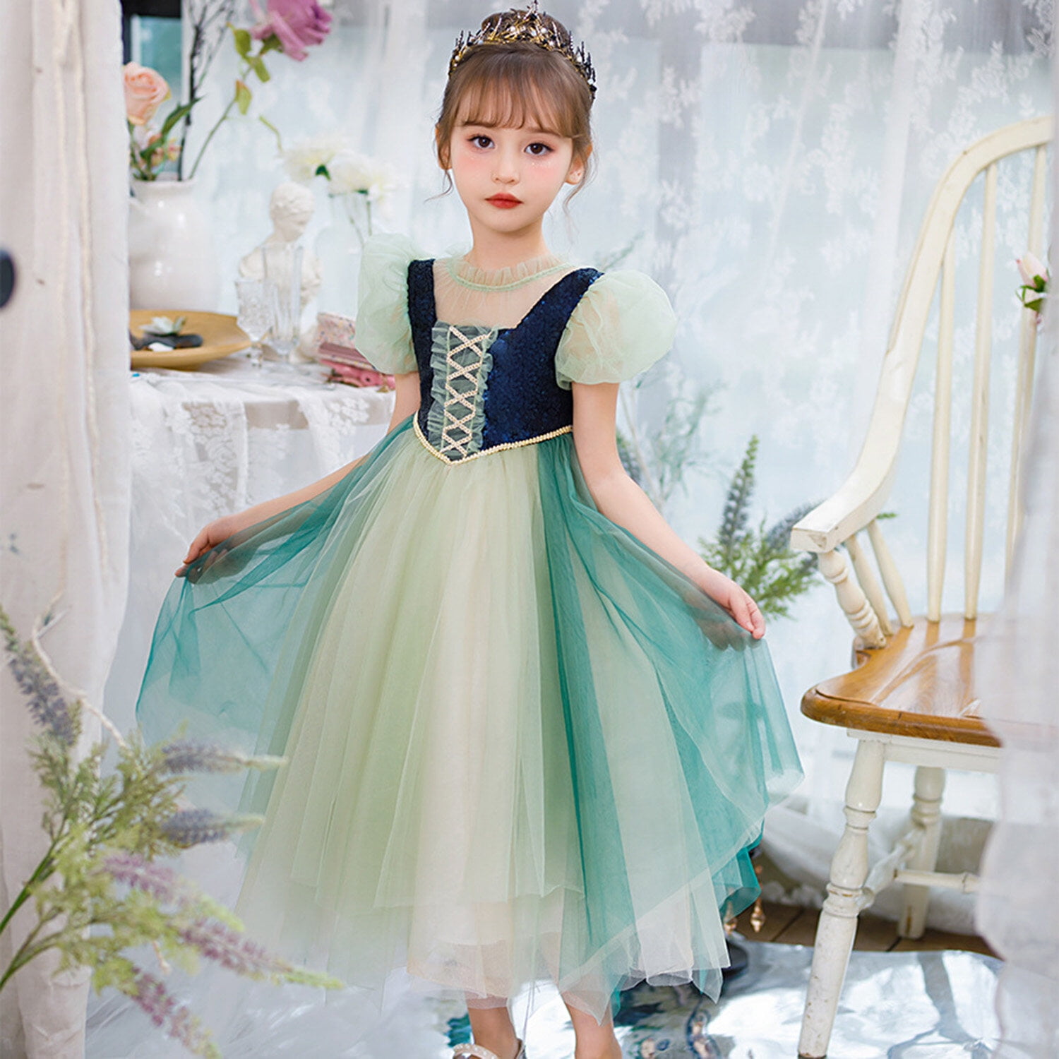 Frozen Anna Green Dresses