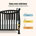 thumbnail image 4 of Dream On Me Violet 7-in-1 Convertible Crib Black, 4 of 7