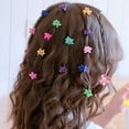 thumbnail image 2 of 128Pcs Hair Accessories Set Hair Claw Clips Snap Hair Bows Clips Hair Ropes Ponytail Holder Set for Baby Girls Toddlers, 2 of 6