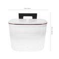 thumbnail image 3 of Kitchen Hanging Waste Bin Hanging Trash Can with Lid Hanging Garbage Can for Home, 3 of 8