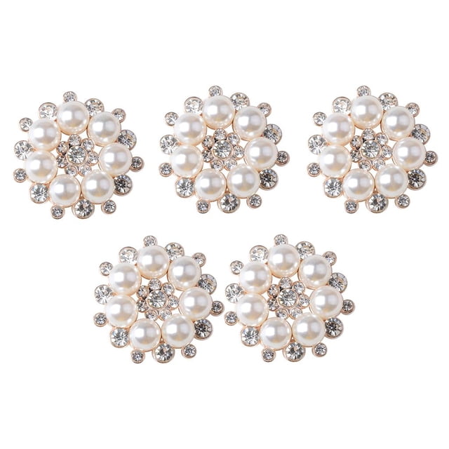 5 Piezas Adornos de Cristal Sunnimix 27mm Flatback DIY