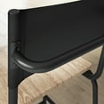 thumbnail image 5 of Sauder Boulevard Cafe Faux Leather Back Counter Stool in Black Back/Black Frame, 5 of 10