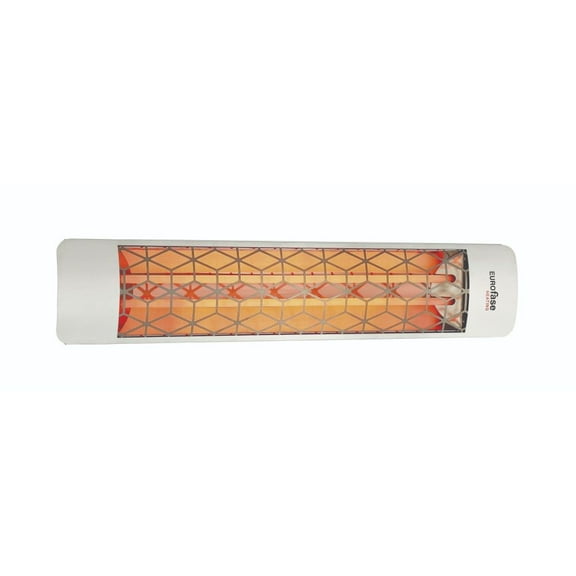 Eurofase Heating - 4000 Watt Electric Infrared Dual Element Heater-277 Voltage-Stainless Steel Finish-Stella Decorative Fascia