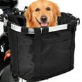 thumbnail image 4 of Bike Ba Sket For Small Dogs 10lb Folding Removable Front Bi Cycle Handlebar Ba Sket Small Pet Cat Dog C Arrier, 4 of 7