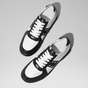 CMR CHAMARIPA Casual Men's Elevator Sneakers - Leather Tall Men Shoes 6 CM / 2.36 Inches