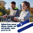 thumbnail image 4 of Youkk Replacement Watchbands For Y68 Silicone Band Colorful Adjustable Soft Sport Strap For Men Women Blue 1Set, 4 of 6