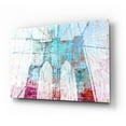 thumbnail image 2 of Epic Art 'Brooklyn Bridge in Blue and Red' by Irena Orlov, Acrylic Glass Wall Art, 24"x16", 2 of 8