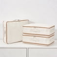 thumbnail image 3 of Double Layer Compression Storage Washable Large Capacity Organizer with Zipper Stackable Wardrobe Storage for Bedding Blankets, 3 of 3