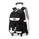 thumbnail image 1 of Mochila MITOWERMI Rolling de 6 ruedas de nailon negra, 46 cm, 1 of 6