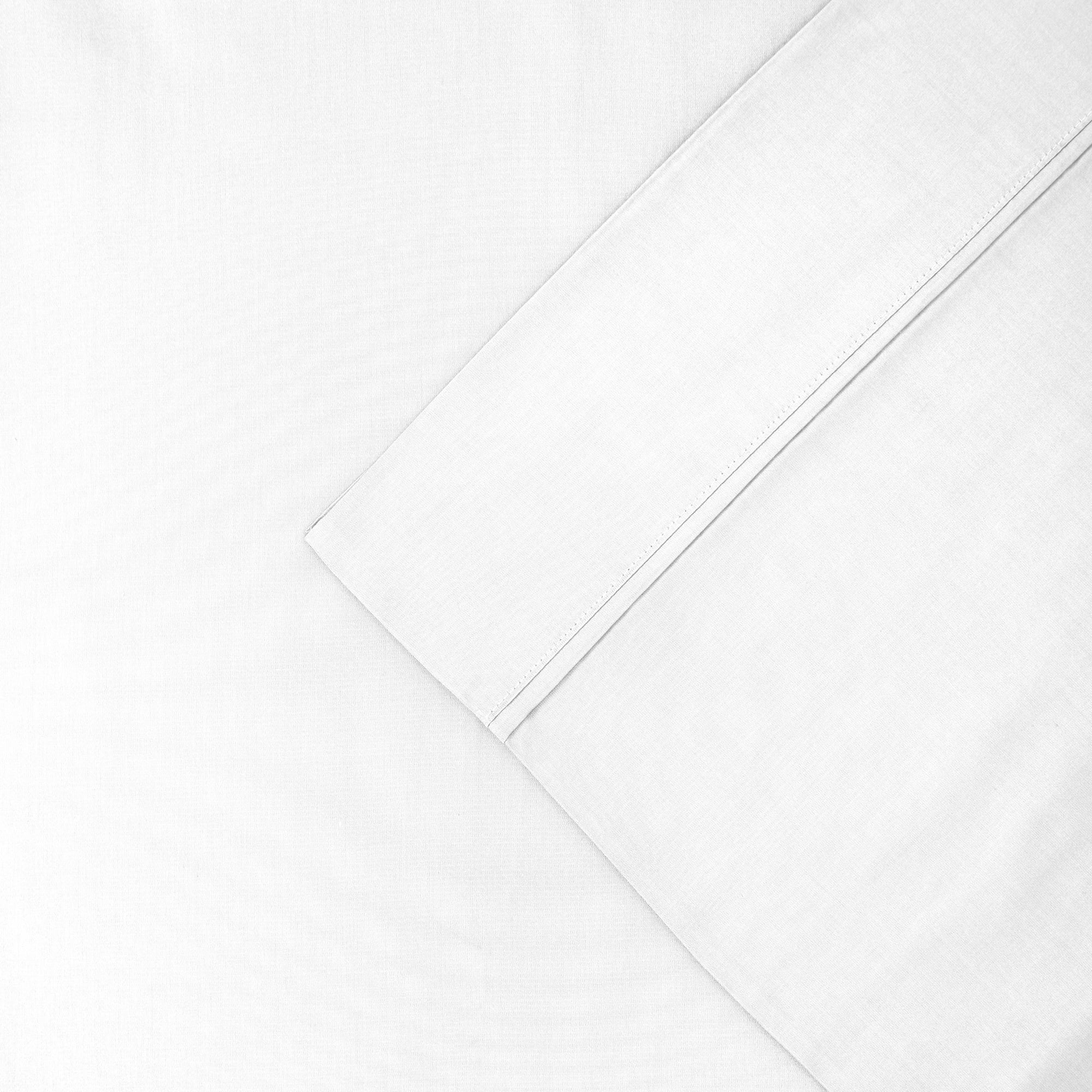 Modern Threads 4-Piece 400 Thread Count White Egyptian Cotton Adult Bed Sheet Set, California King