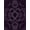 Purple, Pattern 17, variant on ODIKA Bat Gothic Damask Motif Vintage Filigree Scroll Ornamental Horror Flowing Pet Friendly & Kids Safe Play for Playroom, Bedroom, Reading Nook