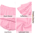 thumbnail image 6 of Sundazz Mini Skirts for Women Crochet Ruffle Tiered Skorts Cute Summer Skirts Flowy Shorts, XS-XL, 6 of 9