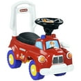 thumbnail image 2 of Qaba Toddler Ride on Toy, Baby Ride on Fire Truck with Music, Horn, Under Seat Storage, Foot to Floor Car for Kids 18-36 Months, Red, 2 of 9
