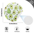 thumbnail image 2 of Ryvnso Avocado Round Plate Mats Dining Table Placemat Set of 4 for Holiday Decoration, 2 of 7