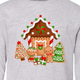 thumbnail image 4 of Inktastic Gingerbread House Christmas Long Sleeve Youth T-Shirt, 4 of 5