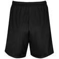 thumbnail image 2 of Augusta Sportswear Men's Standard 7-Inch Modified Mesh Shorts, Black, 2 of 5