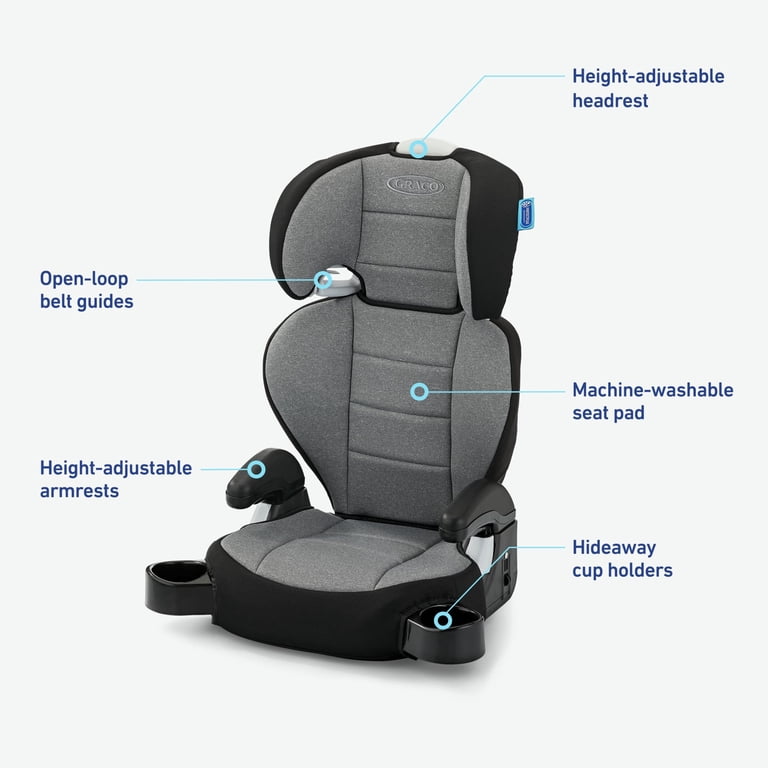 Graco TurboBooster 2.0 Highback Booster Seat, Gray photo 6