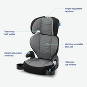 Graco TurboBooster 2.0 Highback Booster Seat, Declan, Grey