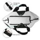 thumbnail image 4 of Balery Silver Glitter1 Bolsa Tote Estilo Estético con Cremalleras, Bolsa de Hombro, Bolsa de Compras Grande y Plegable, 4 of 8