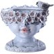 thumbnail image 1 of Garden 1Pc Classic Girl Head Statue Flowerpot Creative Luminouse Solar Adornment Grey, 1 of 5