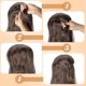 thumbnail image 1 of 3 piezas de mo?o para el cabello Invisible Pinza para el cabello falso, Base para el cabello Bump Esponjoso Almohadilla para el cabello Herramienta de inserción de peinado Volumen (marrón claro) XianweiShao 8390615768498, 1 of 1