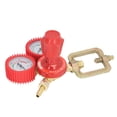 thumbnail image 4 of <p>Air Regulator Gauge Meter Acetylene Pressure Reducer 8mm Inlet Port Dual Display Shockproof Acetylene Gauge Meter</p>, 4 of 7