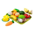 thumbnail image 2 of Comida de juguete para juego de simulación, juego de cocina familiar, juguete para cortar comida, juego de rol para Fruta Vegetal, 2 of 8