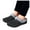 Black, variant on Furry Lined Clogs for Women Men Trendy Hollow out House Slippers Anti-Slip Slip on Shoes