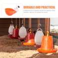 thumbnail image 2 of EeaseCA 5pcs Plastic Duck Waterer Replaceable Chicken Waterer Automatic Water Feeders, 2 of 9