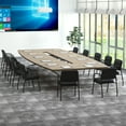 thumbnail image 3 of Costway Waiting Room Chair No Wheels Set of 12 with Integrated Armrests  for Reception, 3 of 7