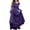 Purple, variant on Halloween Women's Praise Dance Dress Casual Long Swing Liturgical Worship Dancewear Flowing Dance Dress