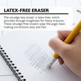 thumbnail image 6 of BAZIC Pencil Wood Pre-Sharpened #2 HB Jumbo Pencils, Latex Free Eraser (4/Pack), 2-Packs, 6 of 8