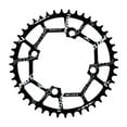 thumbnail image 1 of Fuerte cadena de bicicleta 40T ~ 52T 4- 104BCD Anti-caída rueda de cadena de bicicleta de una so Anti-caída rueda de guía 42T negro Macarena Plato de bicicleta, 1 of 8